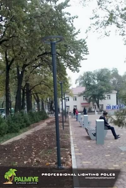 kazakistan almati aydınlatma direkleri
