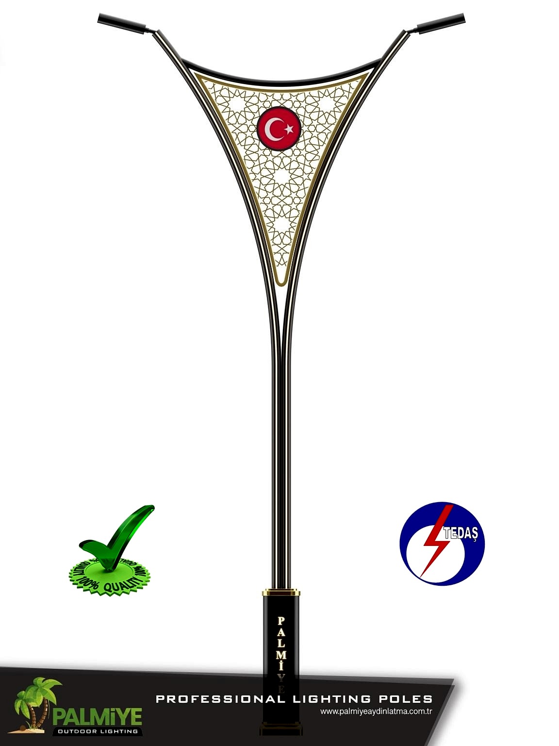 tedaş onaylı aydınllatma direği şahin v3